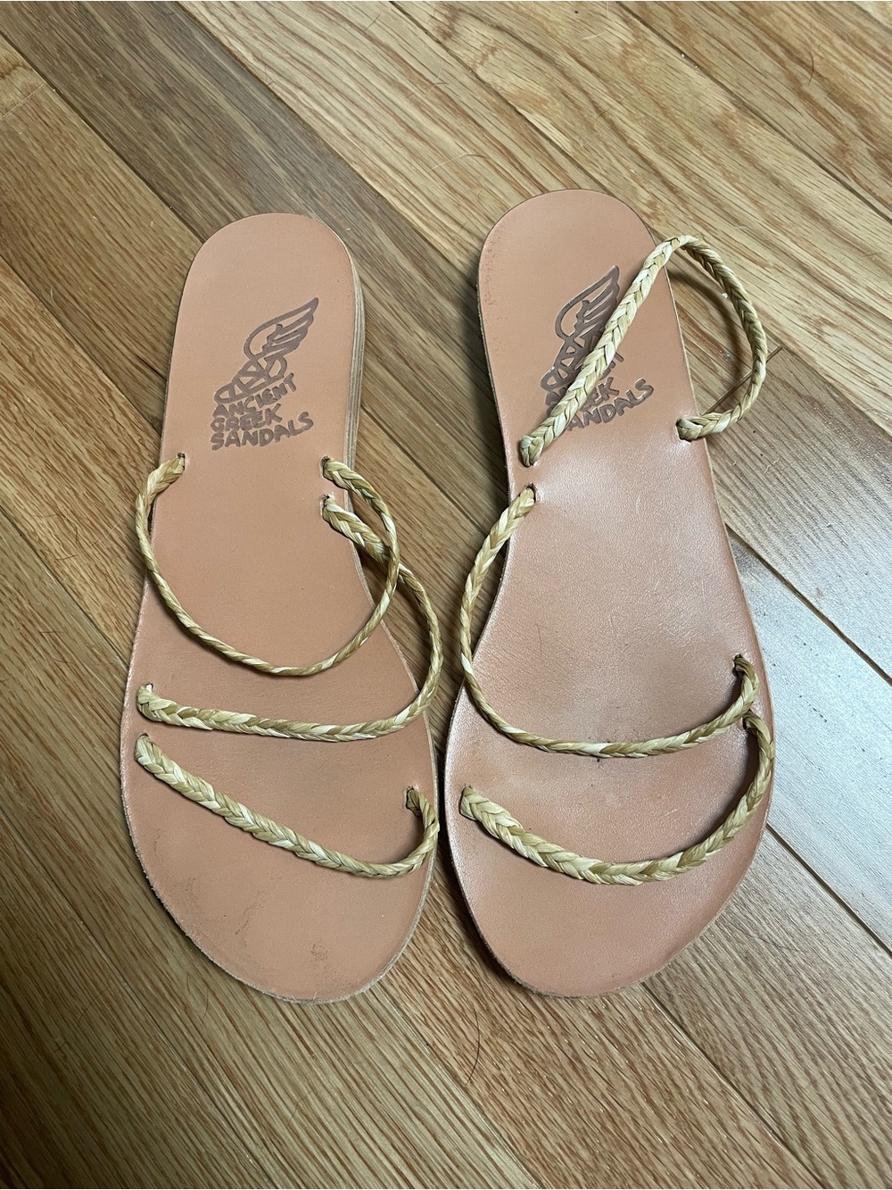 Ancient Greek Raffia Sandals 38